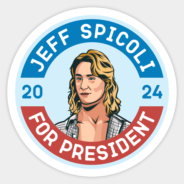 Spicoli 2024 For President Sticker by idjie